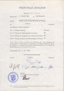 Tischlerei-Hoffmann-Über Uns-Zeugnis Meisterprüfung